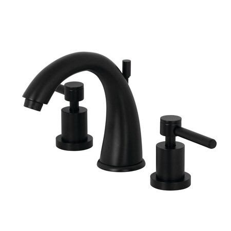 Kingston Brass 8" Widespread Bathroom Faucet, Matte Black KS2960DL